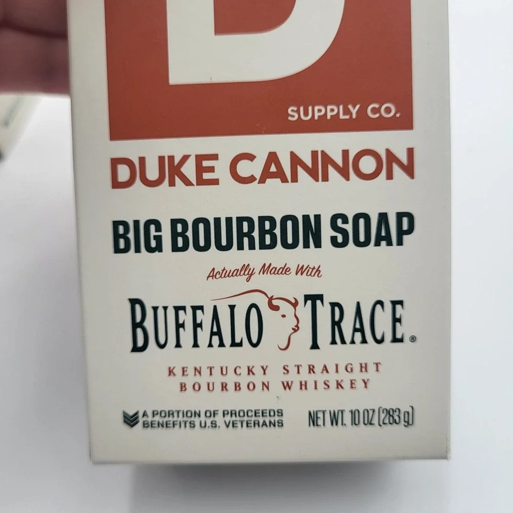 Set of 2 Duke‎ Cannon Big Bourbon Bar Soap Buffalo Trace 10oz